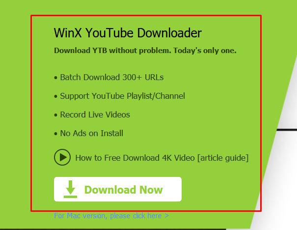How to download YouTube videos using WinX YouTube Downloader