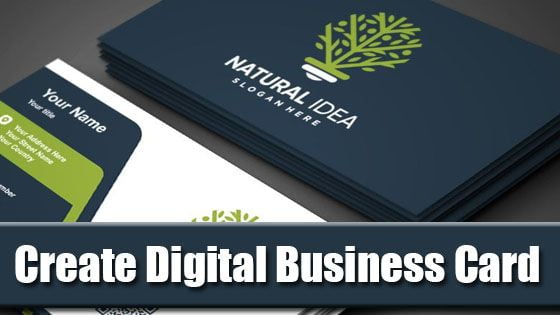 Apps for Creating a Digital Business Card