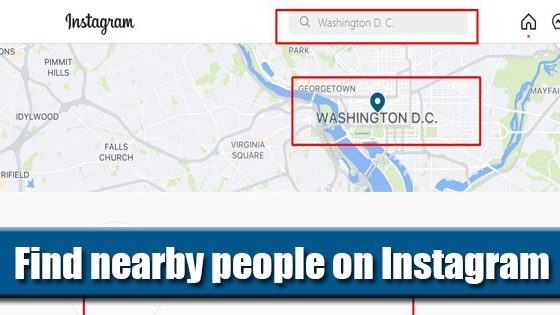 How to find nearby people on Instagram