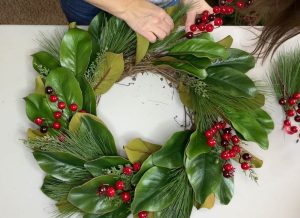 Magnolia Christmas wreath ideas