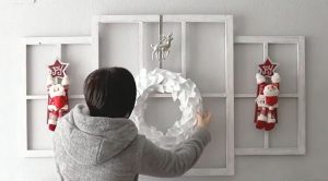 White Christmas wreath ideas